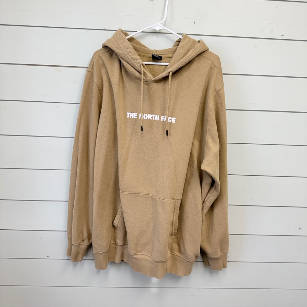 The North Face tan yellow Pullover Hoodie men’s size XXL